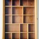Wooden wall display case