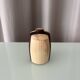 Scandinavian Hand-Turned Wooden Lidded Pot, Denmark, 1970s