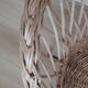 Adult rattan armchair metal feet