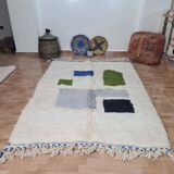 Handmade wool Berber rug 250 x 150 cm