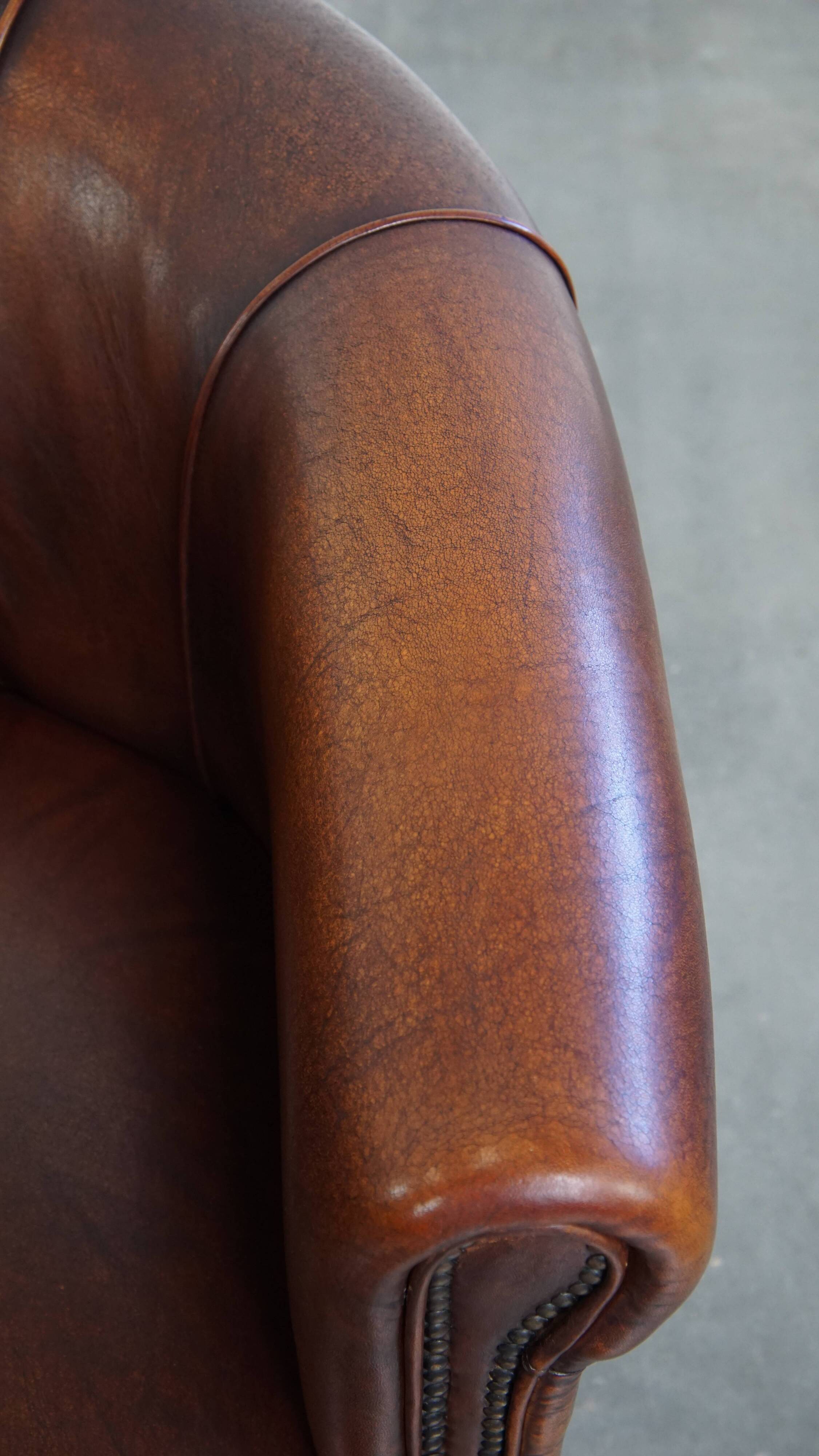 Sheepskin Leather Club Chair