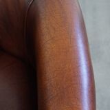 Sheepskin Leather Club Chair