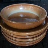 Set of 5 sandstone dessert and ravine plates