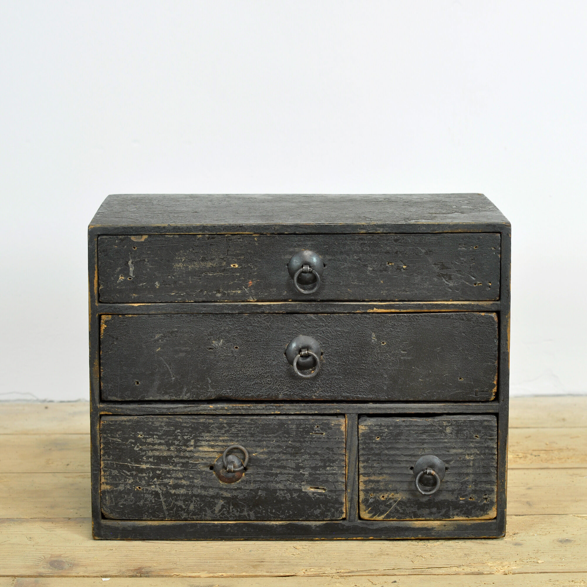 Antique Japanese ko-dansu, small chest of drawers, circa 1900