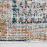 Navy blue persian runner rug, 365x77cm