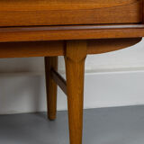 Vintage Sideboard in Teak with sliding door and drawers, 1960s