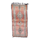 Boujad Moroccan rug pink and blue -124 x 248 cm