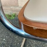 Pair of chairs Cesca B32 by Marcel Breuer Italy 1980