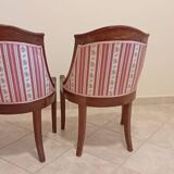 Cherry armchairs