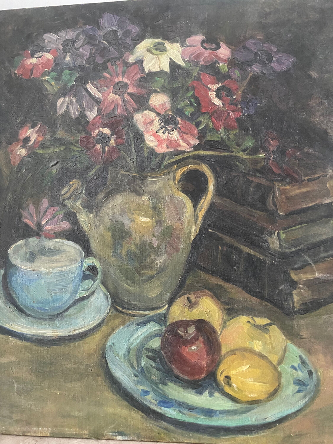 Nature morte signée Liliane Massaux