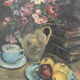 Nature morte signée Liliane Massaux