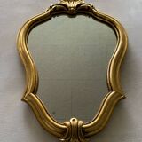 Louis XV style gilded wood shell mirror