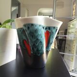 Vallauris Vase signed
