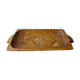 Bread basket, wood carved with gouge, Mountain
