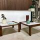 Brutalist Farmer Side Tables  by Gerd Lange for Bofinger, Germany 1960s