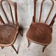 Série de 6 chaises bistrot vintage