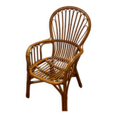 Vintage rattan armchair