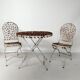 Ensemble table et 2 chaises de jardin