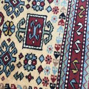 Carpet vintage caucasian chirwan done hand 75 x 120 cm