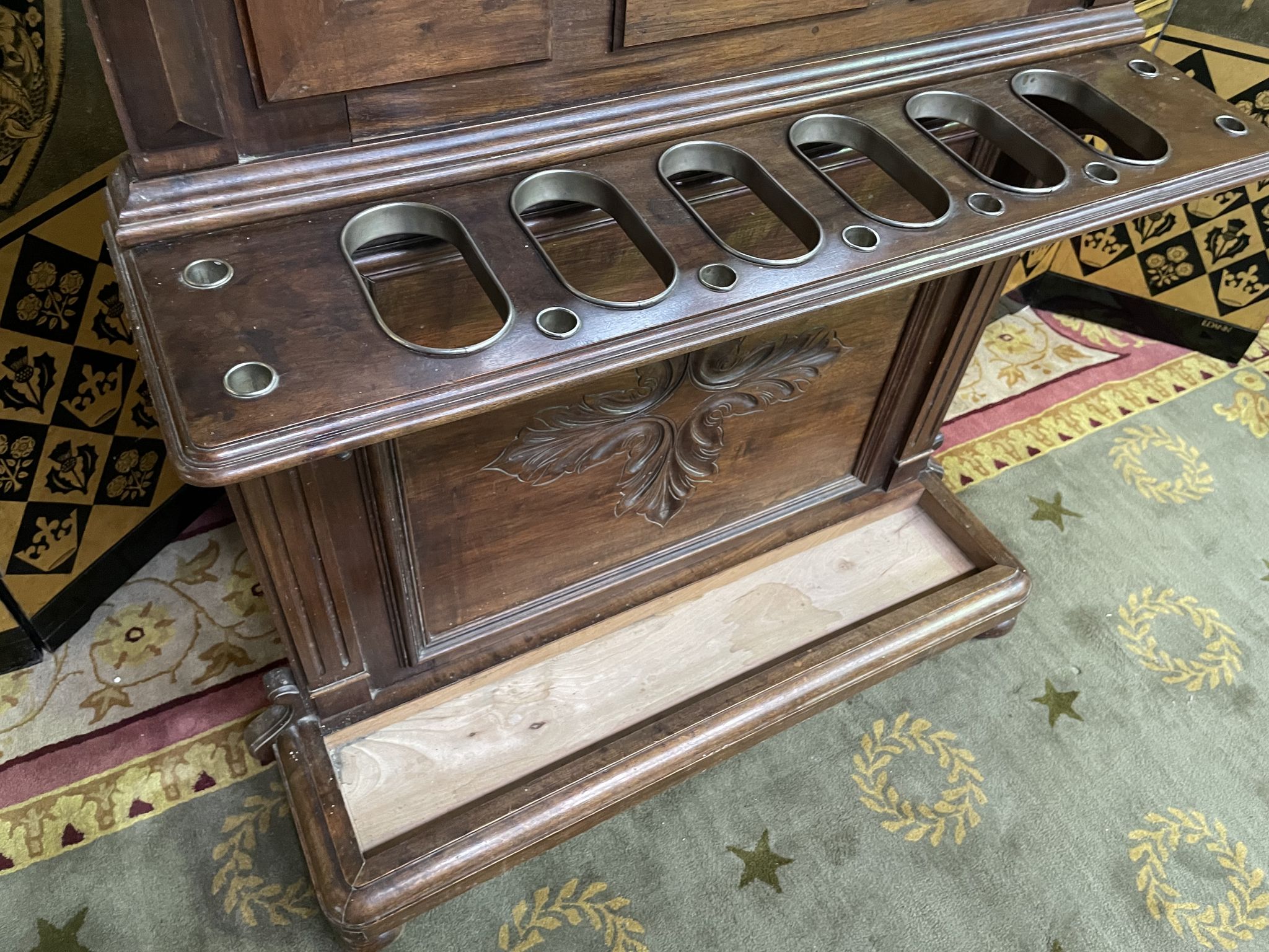 Walnut wardrobe Napoleon III style