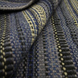 Modern Blue Wool Kilim Area Rug Handmade Flat-Woven Rug- 183x275cm