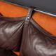 A 20thc italian brown leather sofa by gae aulenti for poltronova c.1962