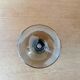 Set of 6 art deco smoked glass glasses
