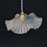 Frosted glass pendant light