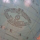 Vintage Illuminated Duo Glass Globe by Paul Oestergaard for Columbus, Germany, 1950s