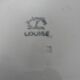Plat et saladier - Badonviller, service Louise