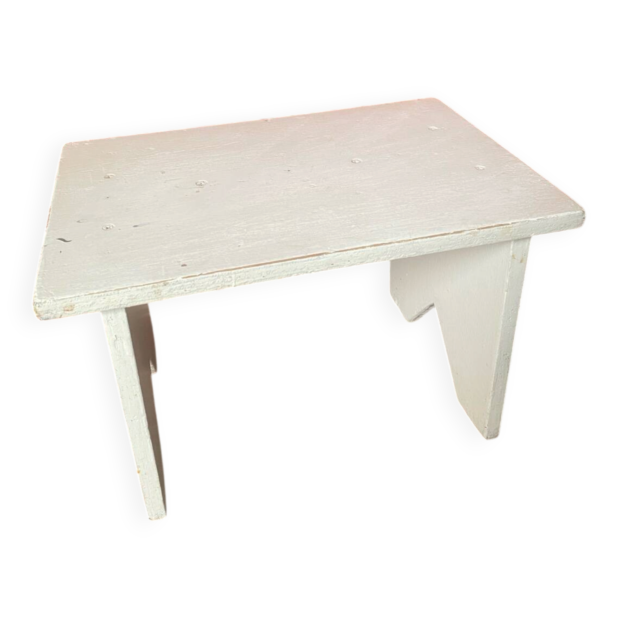 Wooden footrest, 1960s