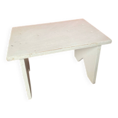 Repose-pied en bois, années 60