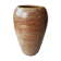 Former ceramic vase marron beige vintage 70s