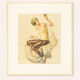 Ivo saliger “friend of hafez”. original color etching