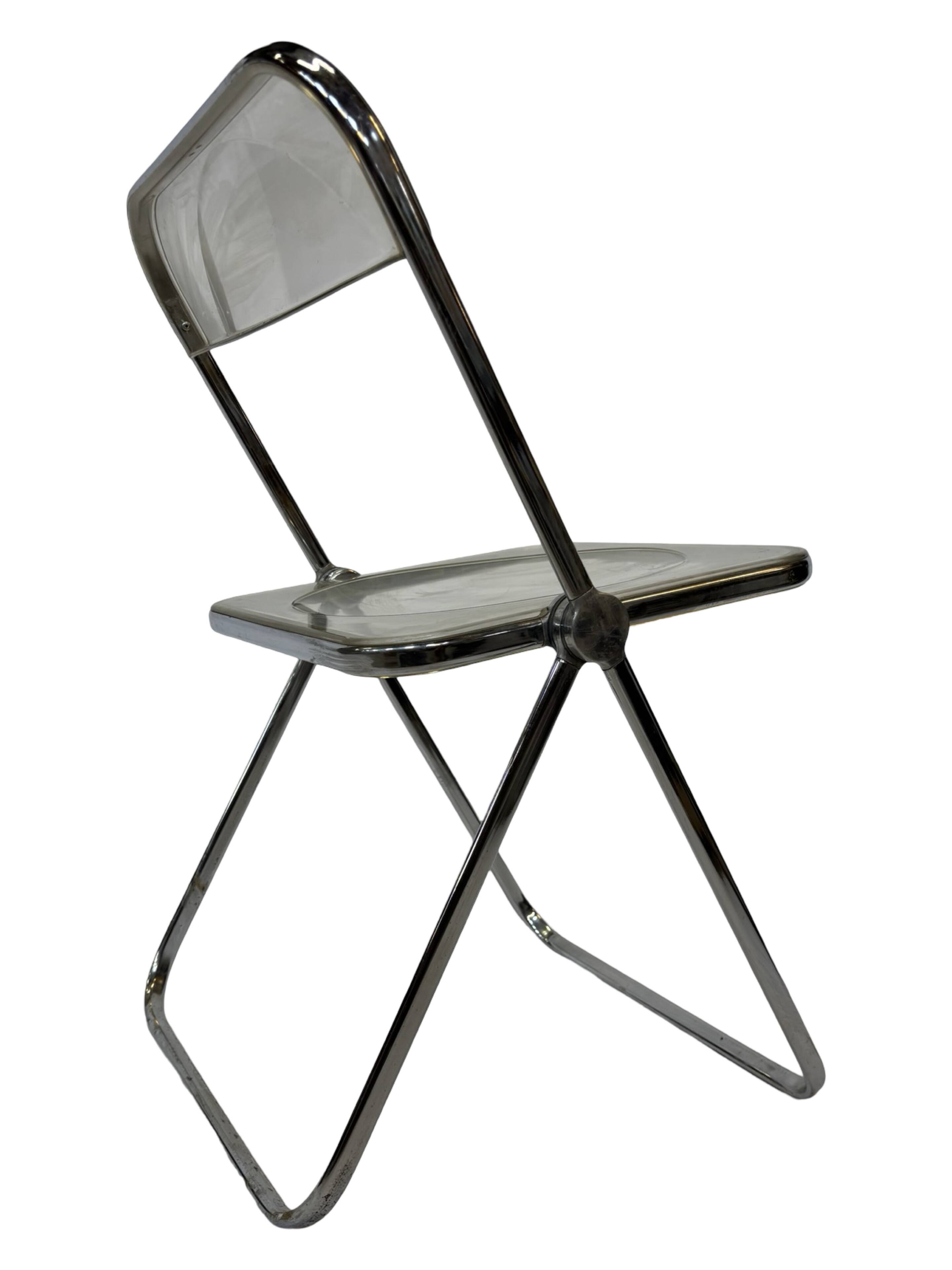 Chaise Plia vintage de Giancarlo Piretti pour Castelli Design