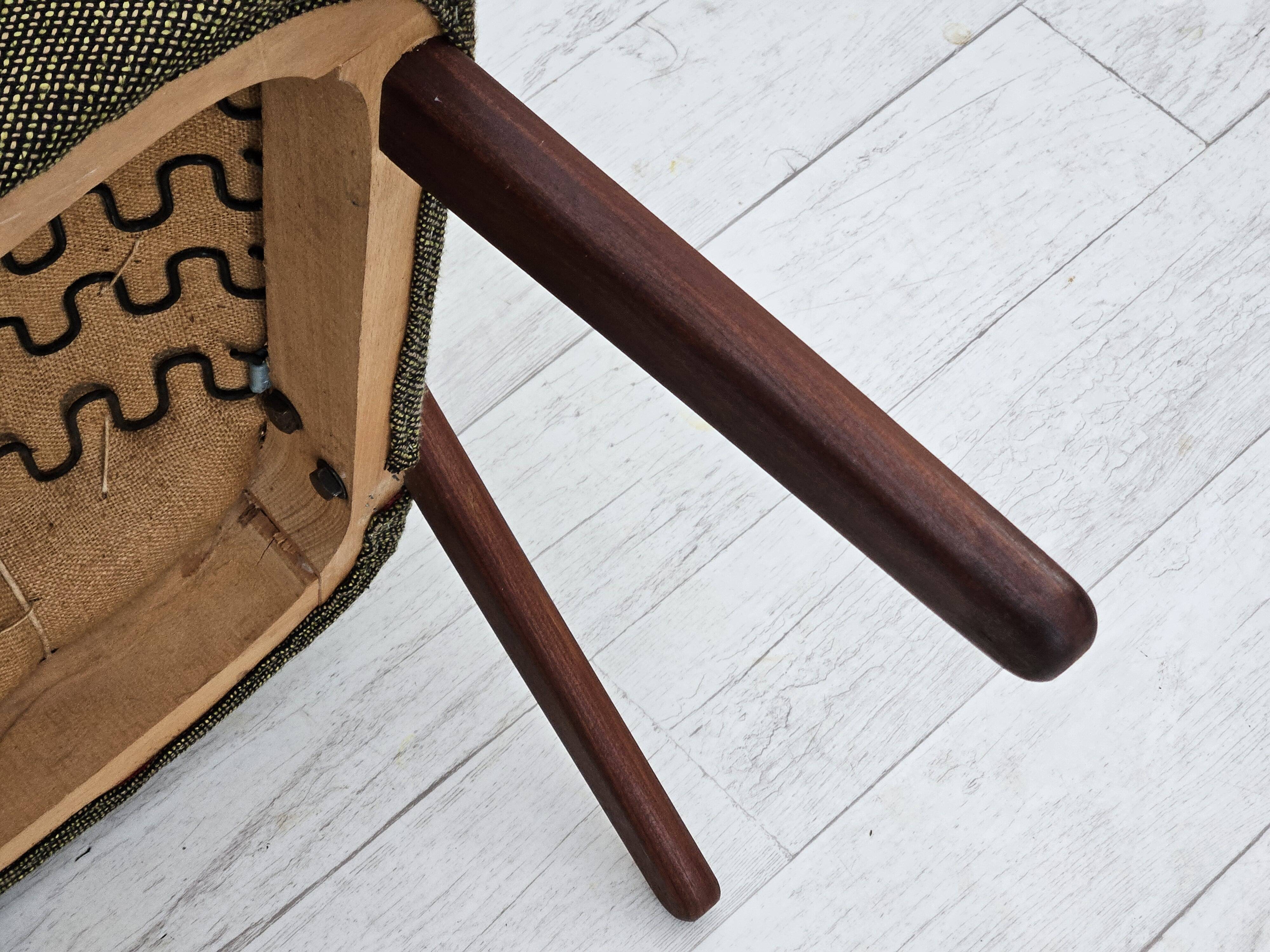 1960s, Danish design by Erhardsen & Andersen, armchair, original condition.