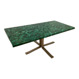 Malachite coffee table, 1970s