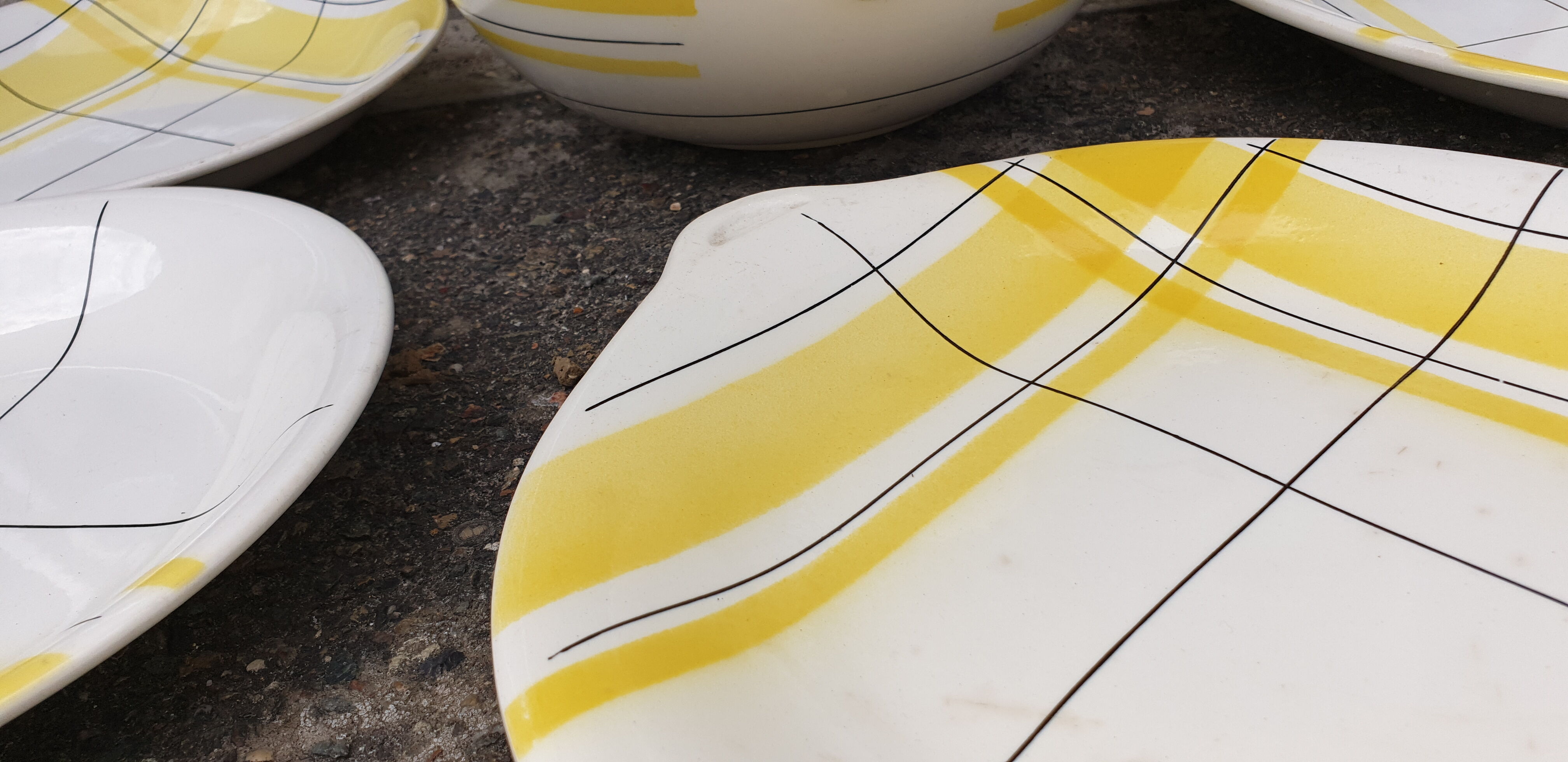 Vintage earthenware service