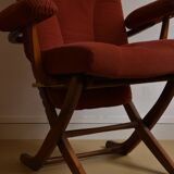 Fauteuil relax vintage ancien scandinave réglable ajustable