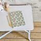 Petite table  rotin blanc