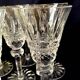Suite de 6 verres a liqueur en verre taille art de la table