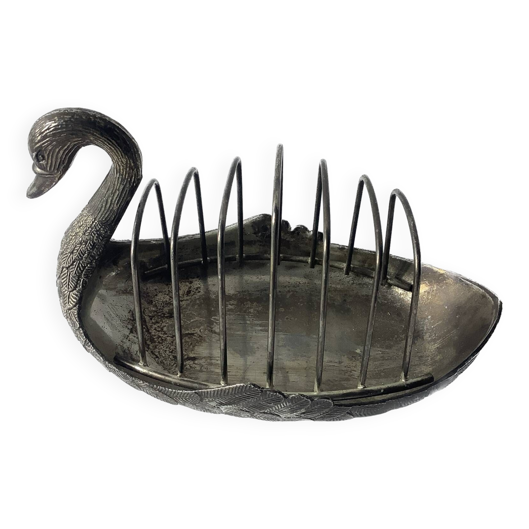Swan toast holder