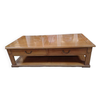 Light solid wood coffee table