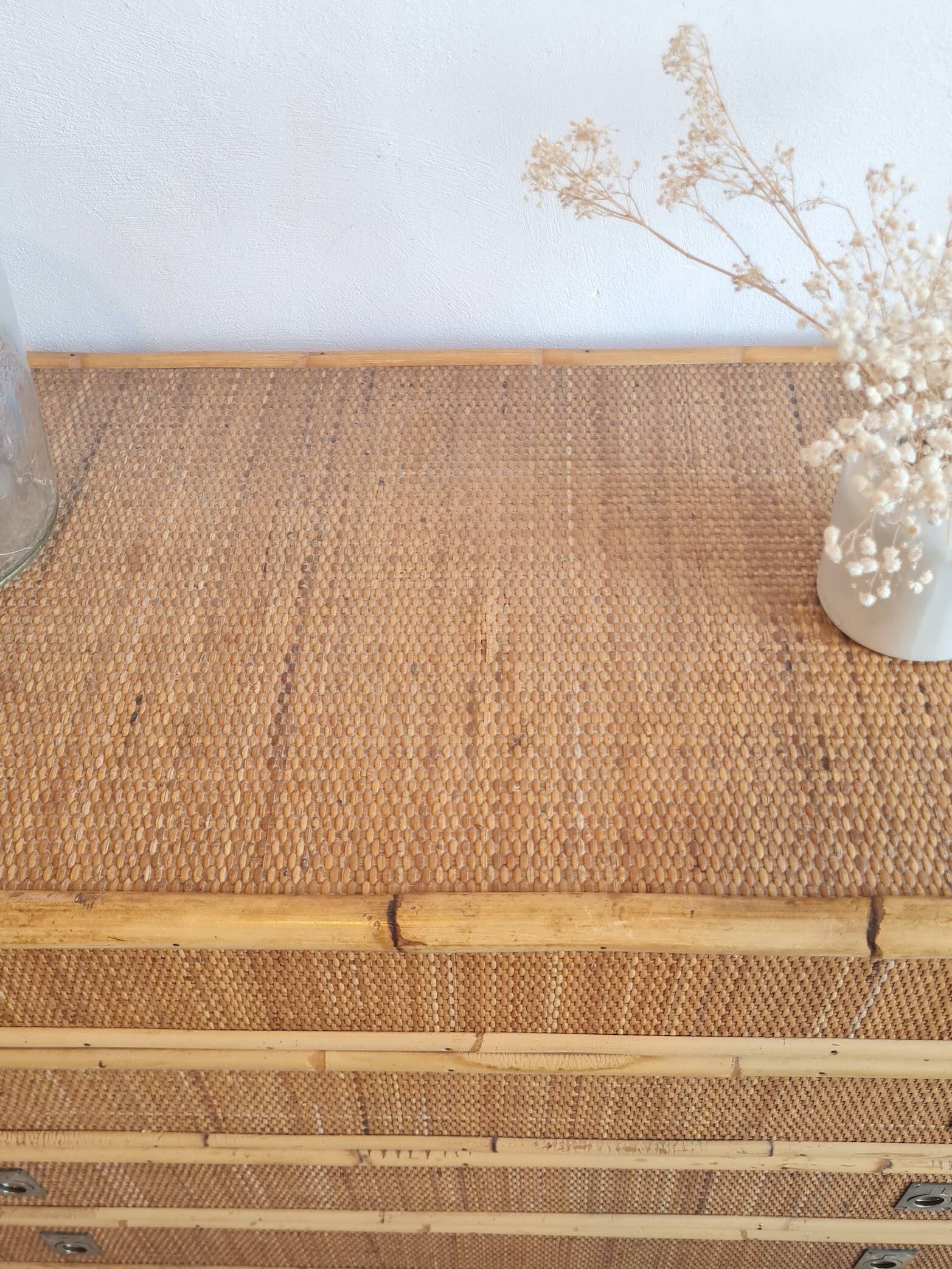 Rattan chest of drawers circa 1970 - Dal Vera