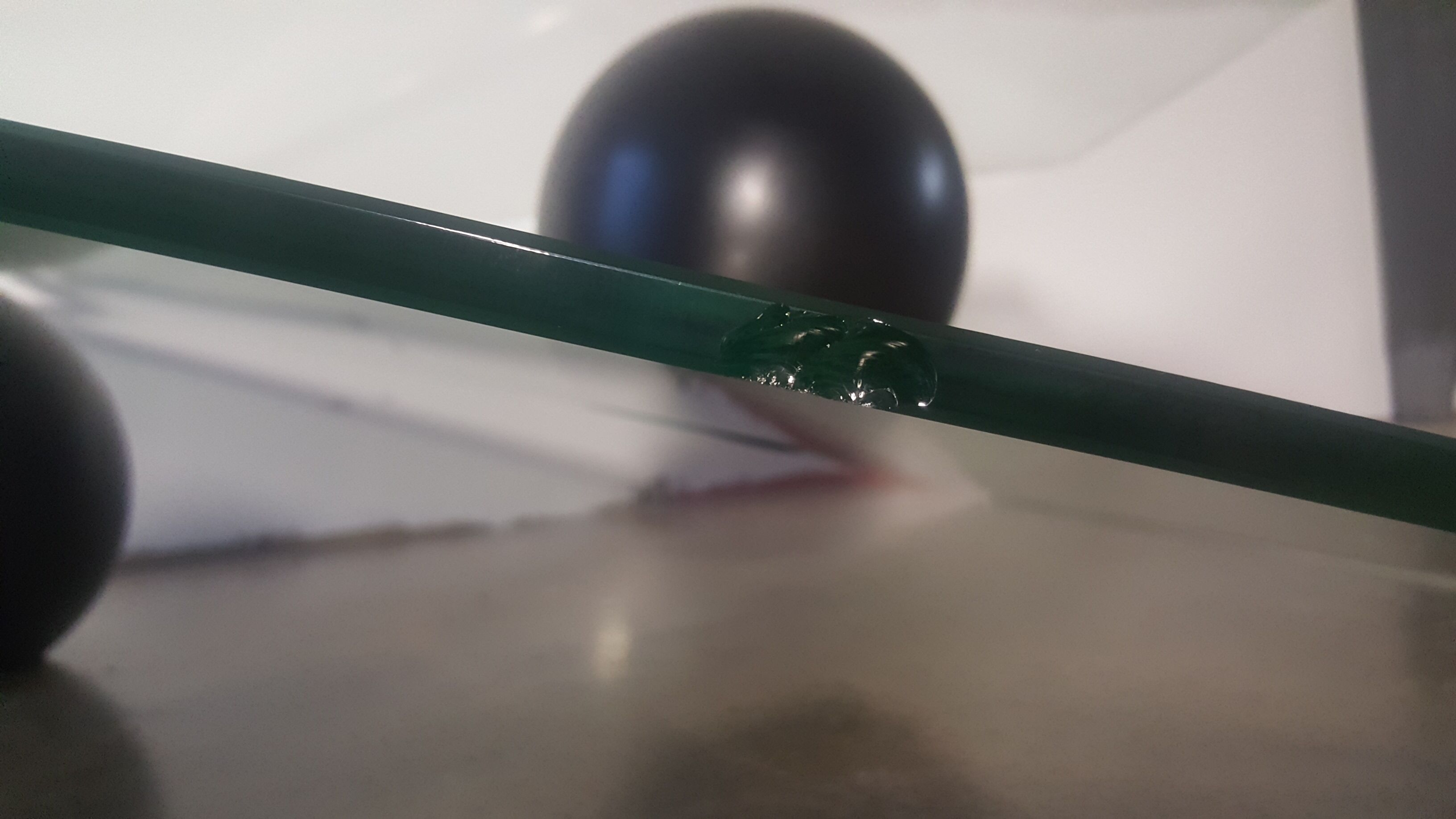 Roche Bobois glass coffee table