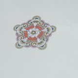 Plat ovale en porcelaine Limoges collab Bernardaud