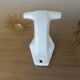 Art Deco white porcelain coat hook 1930s 40s