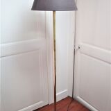 Tripod floor lamp vintage brass 60s