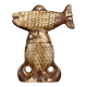 Decorative fish holder in studio pottery by Haico Nitzsche for Søholm, 1960s.