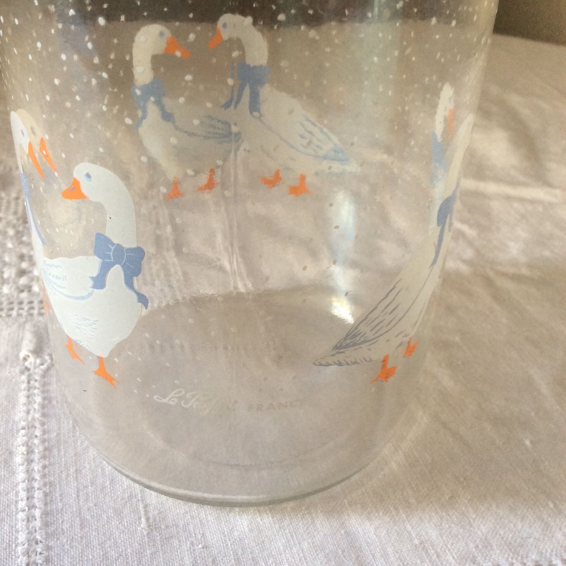 The perfect glass milk bottle